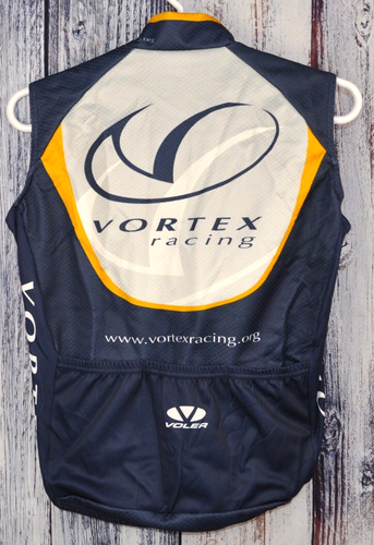 Voler Rac Raglan Fleece Lined Cycling Vest Medium Full 2 way Zip Vortex Racing - Picture 4 of 5