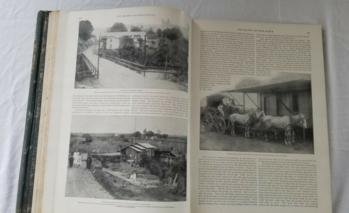 OUR ISLANDS AND THEIR PEOPLE by Olivares Townsend 1899 2 Volumes Fair 1st Ed. - Picture 8 of 12