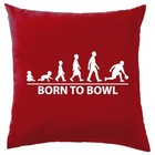 Born To Bowl - Cushion - Bowling Ten Pin 10 Strike Ball Party
