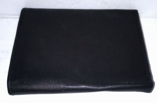 Cartera de cuero triple pliegue PHILADELPHIA FLYERS - Logotipo de volantes en relieve - Negra - Nueva - Imagen 3 de 3