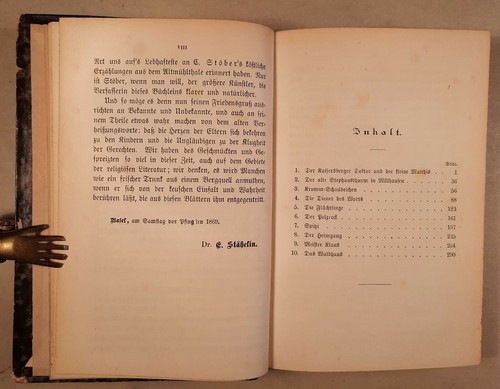 MARGARETA SPÖRLIN: IMÁGENES DE LA VIDA ALSACIANA, tomo 1, 1871, semiplaga - Imagen 6 de 8