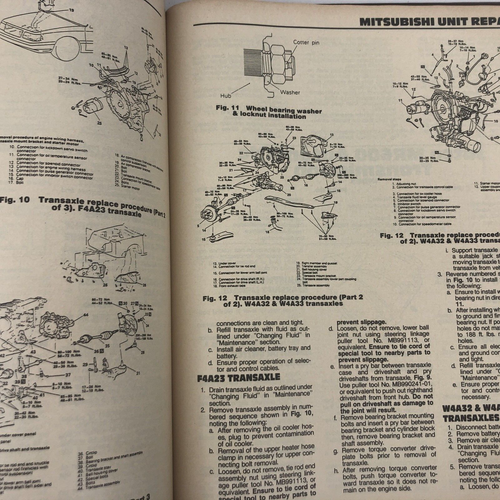 MOTOR IMPORTED CAR REPAIR MANUAL 1988-1991 Includes Light Trucks 13TH EDITION - Picture 22 of 24