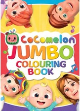 CoComelon Jumbo Colouring Book Kids Activity Puzzle Drawing Sketch Pad