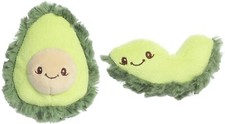 ebba - Precious Produce - Avocado Rattle  Crinkle Set Baby Stuffed Animal