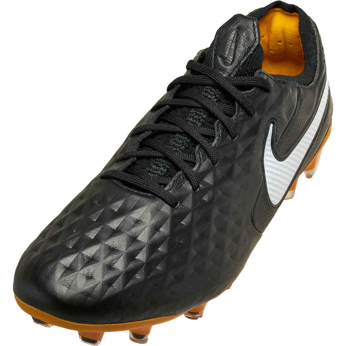 Nike Tiempo Legend 8 Elite TC FG Black Pro Gold Kangaroo CV3141