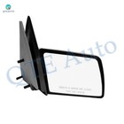 RH Manual Non-Folding View Mirror Chrome/Convex+Warning To 1989-1991 Chevy R3500