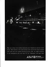 AT&T Bell System Print Ad 60s Switchboard Operators