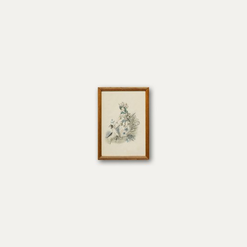 Early 20th Century Graphite Drawing - Honeysuckle's Garden - Picture 6 of 6
