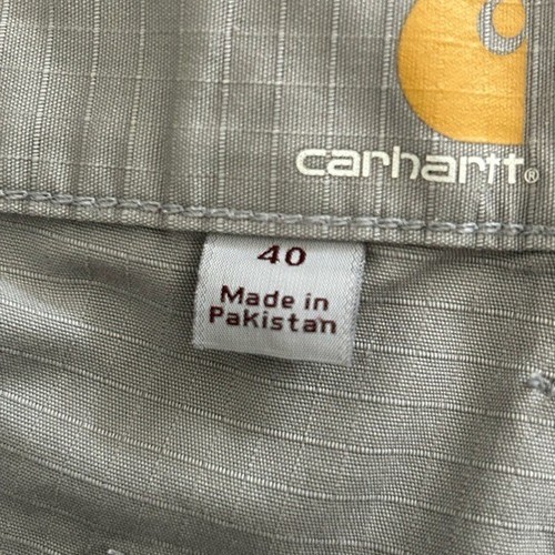 Carhartt Relaxed Fit Force Braxton Cargo Shorts Light Gray Sz 40 - Picture 6 of 16