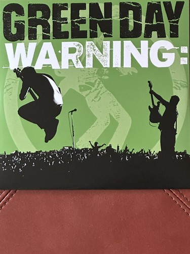 GREEN DAY - WARNING 2014 US LTD ED OF 500 GREEN MARBLE 7” VINYL NM PLAY/WAX 3TRX - Picture 7 of 18
