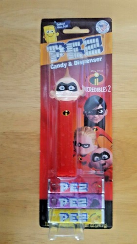 DISNEY'S INCREDIBLES 2 Pez Dispenser & Candy-JACK-JACK-Carded-Original Packaging - Picture 3 of 3