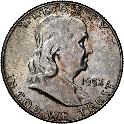1952-P 50C MS66+FBL NGC CAC Registry Full Bell Lines Rare Plus Photo Vision Gem!