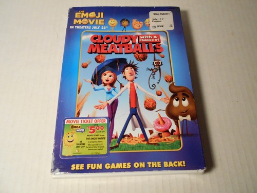Cloudy with a Chance of Meatballs Slip Cover New factory sealed DVD - Imagen 6 de 8