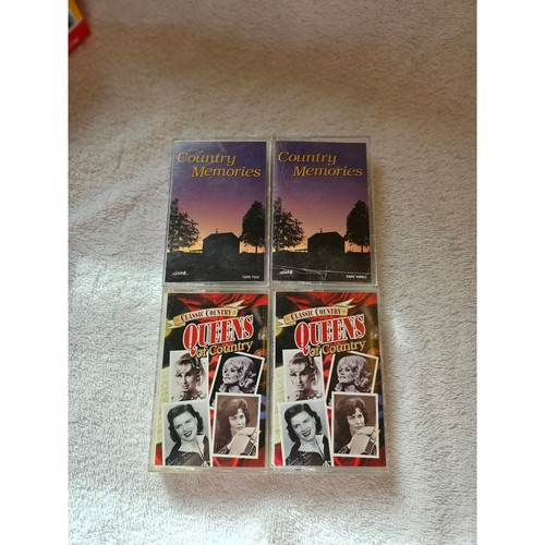 Country Music Cassette Tapes Lot Classic Country Queens Memories MCA