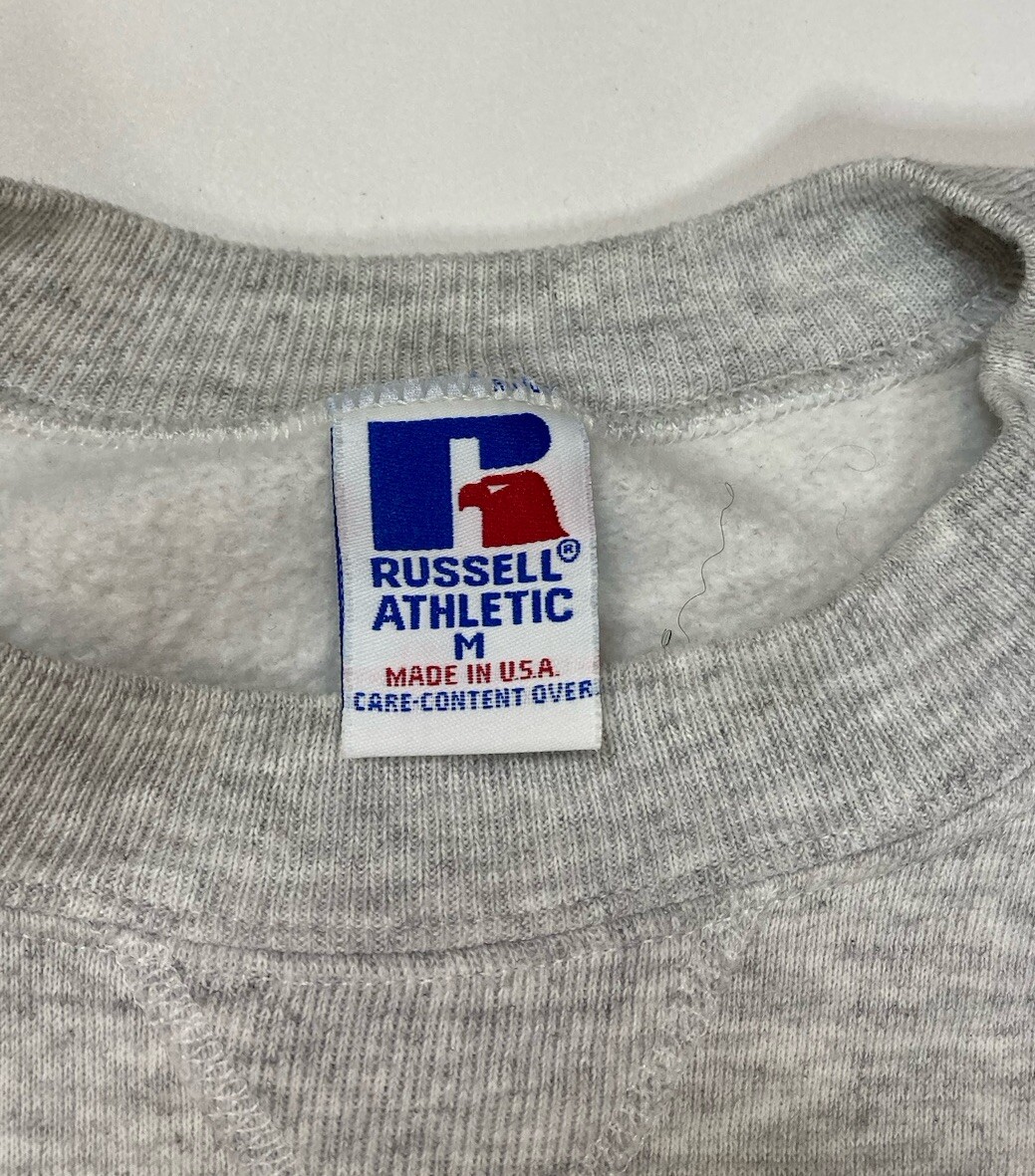 VINTAGE Russell Athletic Big Logo Graphic Crewneck