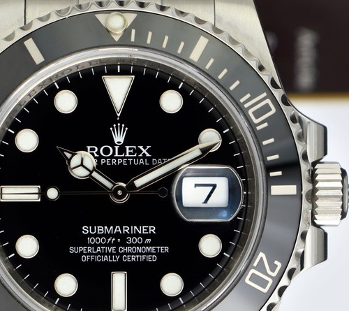 ROLEX - 40mm Mens Stainless Steel SUBMARINER Black Dial 116610LN - SANT BLANC - Picture 10 of 10