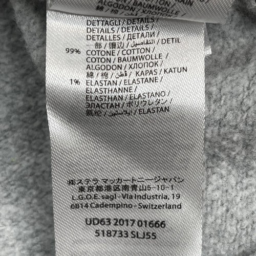 Stella McCartney Girls Sweatshirt Size 10 Gray All Over Floral Print Pockets - Picture 7 of 8