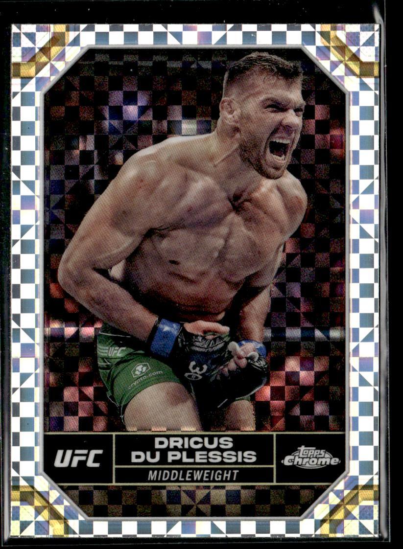 2024 Topps Chrome UFC #62 Dricus Du Plessis X-Fractor JC