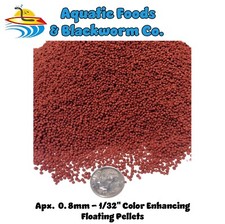 8-lbs 0.8mm Color Enhancing Floating Pellets for Baby Koi, Pond  Aquarium Fish
