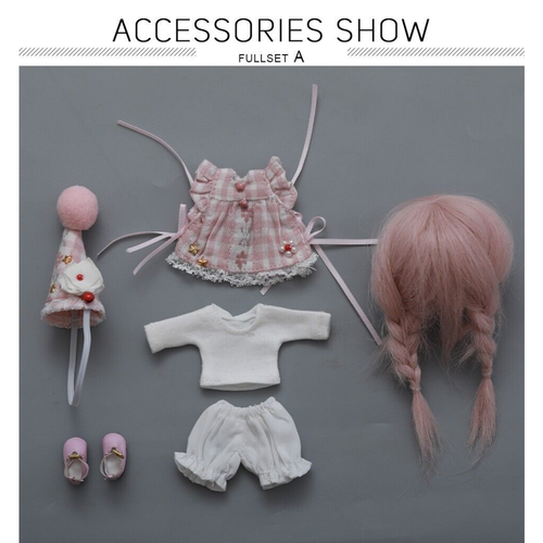 1/12 BJD SD Ball Joint Resin Dolls 13.5cm Yuyu Girl w/ Face makeup Full Set Gift - Picture 3 of 6