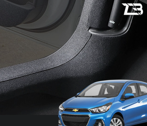 Cowl & Door Step Side Cover Felt Fabric 8Pcs Black for Chevrolet Spark 2016~2022 - Picture 1 of 6