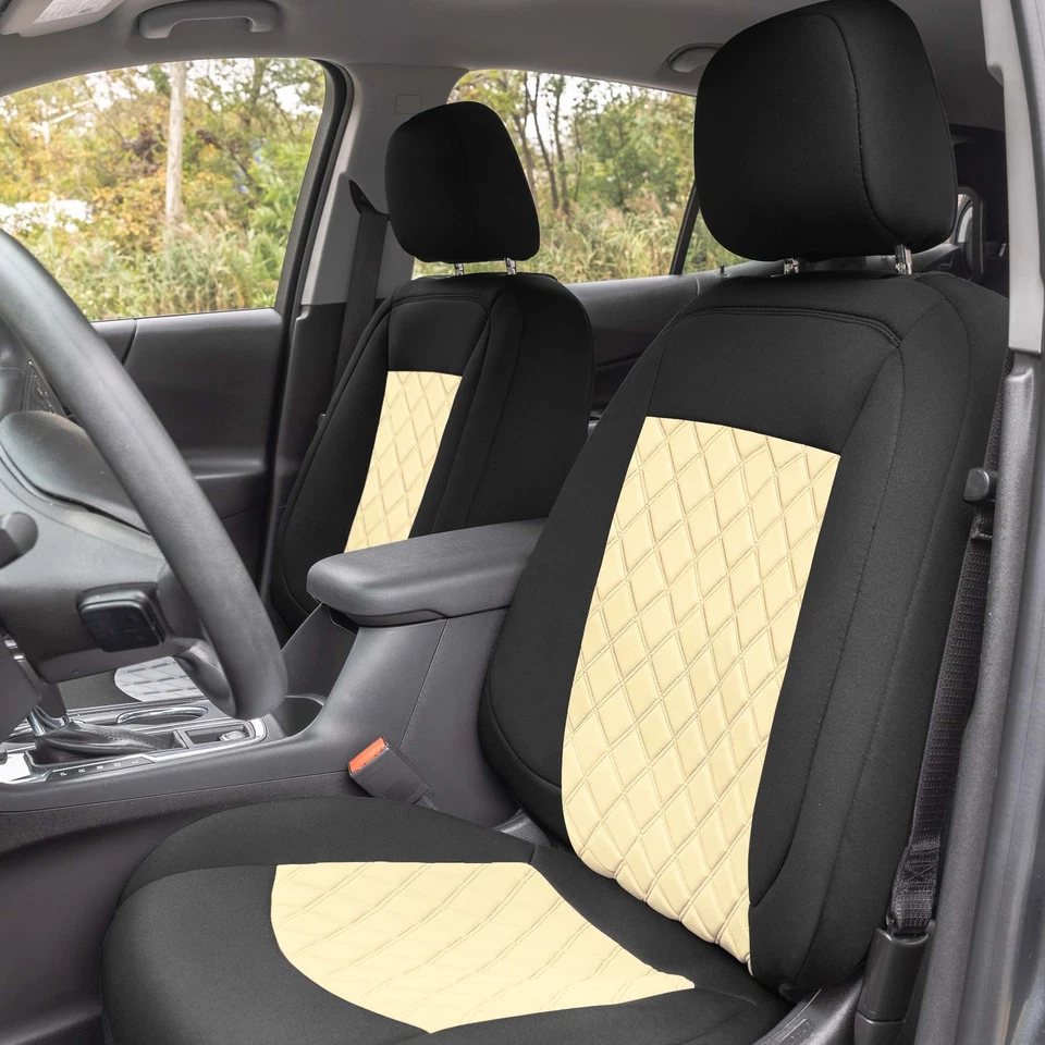 Juego completo de fundas de asiento de auto de neopreno de ajuste personalizado FH Group Chevrolet Equinox 2018-2023 Foto 3 de 4