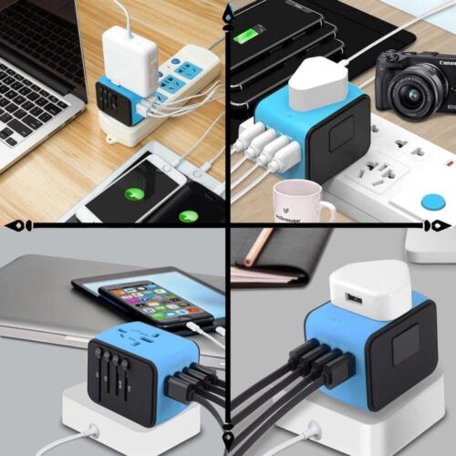 IMKRC 3USB Ports 1 C-Type Port & 1 AC Socket Universal Travel Adapter Powerful - Picture 6 of 42