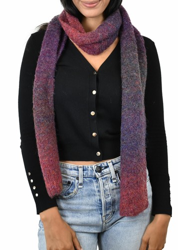 Sciarpa extra lunga C.C unisex ecologica filato riciclato misto lana avvolgente - Foto 3 di 64
