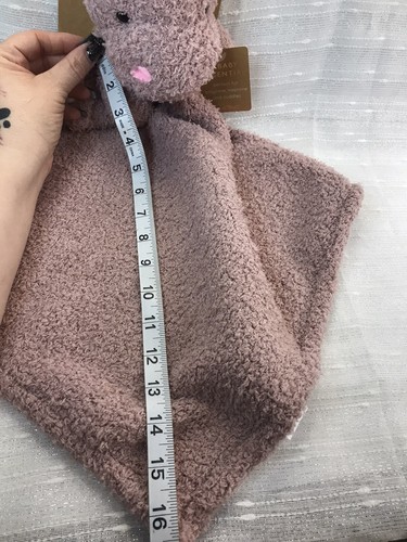 Levi und Emmie Lovey Decke Lila Rosa Nilpferd Minky Lovie Nilpferd NEU - Bild 15 von 16