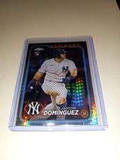 2024 Topps Chrome Jasson Dominguez #89 Prism Refractor New York Yankees RC