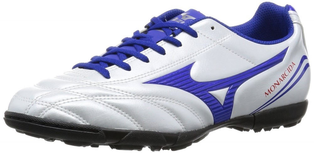 Mizuno soccer training sautope MONARCIDA FS AS P1GD1623 Super bianca pearl X blu Mizuno soccer training sautope MONARCIDA FS AS P1GD1623 Super bianca pearl X blu