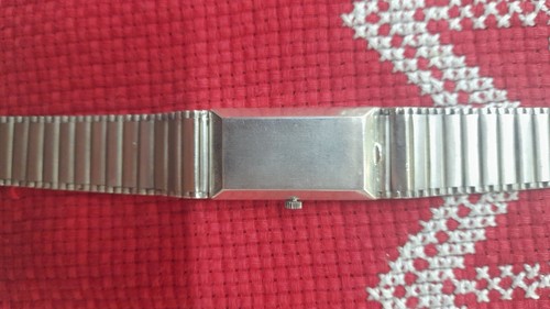Rare Silver 0.925 OMEGA De Ville Tank 20mm X 40mm Mens Automatic Watch _3704 - Picture 15 of 17