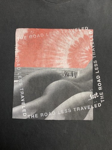 Vintage Lost Enterprises T-Shirt Black Nude Bikini Girls Music Rap Tee Sz M C25 - Picture 1 of 4