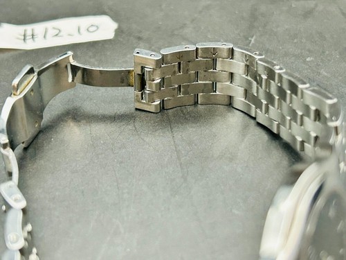 [Exc+5] 1 DAY SHIP Gucci 5500M Black Dial SS Quartz Date Sherry line stainless - Picture 21 of 24