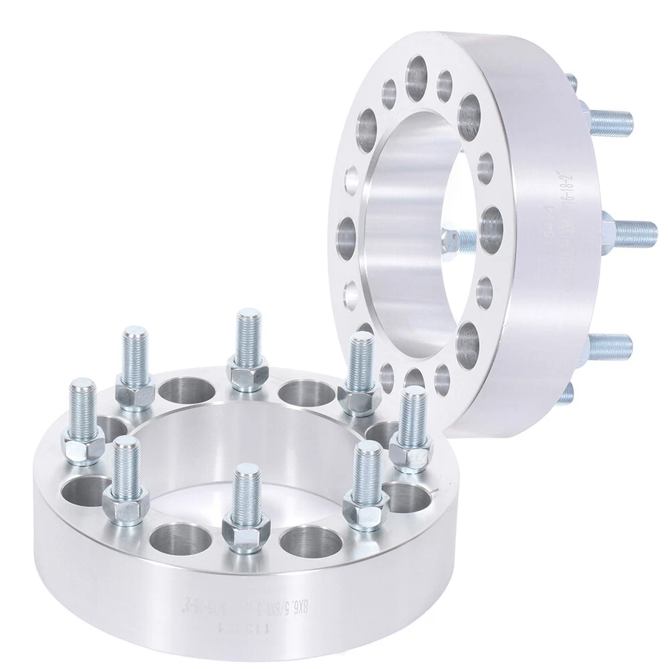 2Pcs 2" 8x6.5 Wheel Spacers For Dodge Ram 3500 Van Base Extended Passenger Van Foto 3 de 4