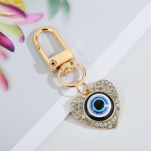 Creative Devil's Eye Keychain Bag Pendant Oil Drop Eye Door Buckle Accessories - Picture 15 of 19