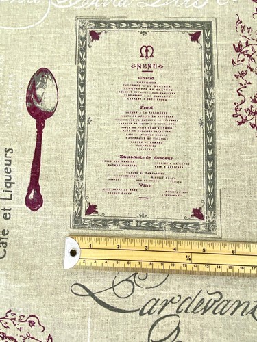930. Clarke & Clarke, Bistro Bordeaux 100% Linen fabric. Price per 1/2 metre - Foto 5 di 7