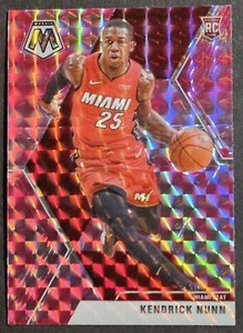 2019-20 Panini Mosaic Pink Camo Prizm #234 Kendrick Nunn Rookie RC Miami Heat