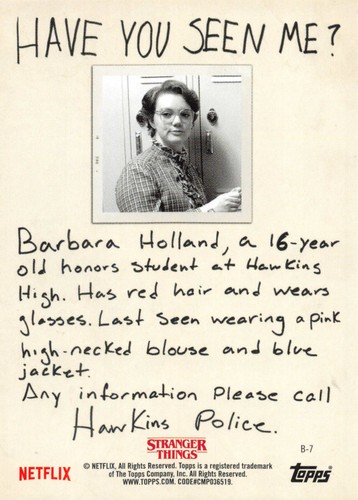 TOPPS 2019 STRANGER THINGS WELCOME TO THE UPSIDE DOWN PICK-A-CARD BASE+SUBSETS - Picture 228 of 262