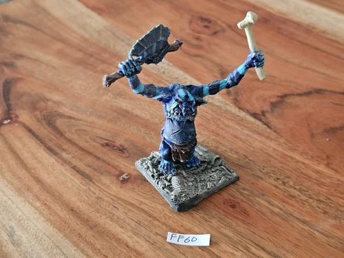 Warhammer Fantasy Orcs and Goblins Stone Troll OOP Painted Plastic FF060
