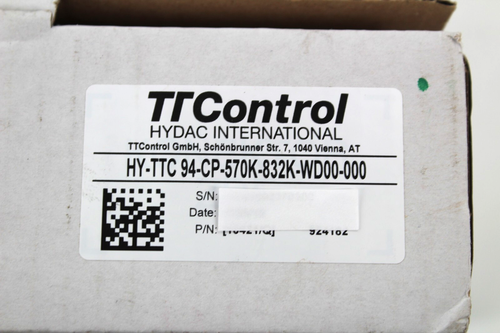 NUEVO -TTControl Hydac Controlador Móvil Universal HY-TTC 94-CP-570k-832K-WD00-000 - Imagen 2 de 3
