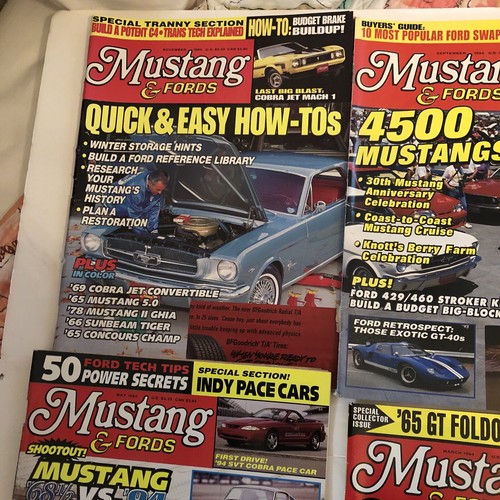 1994 HOT ROD'S MUSTANGS & FORDS MAGAZINE LOT OF 6 - Picture 7 of 7