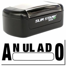 Slim Pre-Inked Anulado Stamp Size 1/2" Tall x 1-1/2" Wide