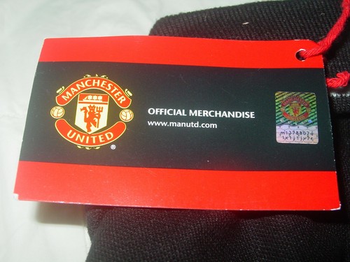 MANCHESTER UNITED HERREN POLO FUSSBALLMANNSCHAFT 78 SHIRT SCHWARZ OFFIZIELLER SPORT - Bild 5 von 5