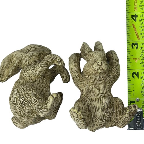 Planter Decor Hanging Bunny Rabbit Resin Hangs on Edge of Pot Spring Easter 3" - Picture 13 of 13