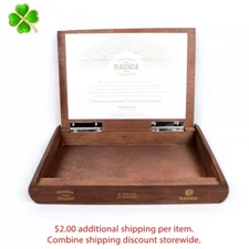 Plasencia Robusto Reserva Original Empty Wood Cigar Box 9.25" x 6" x 1.5"