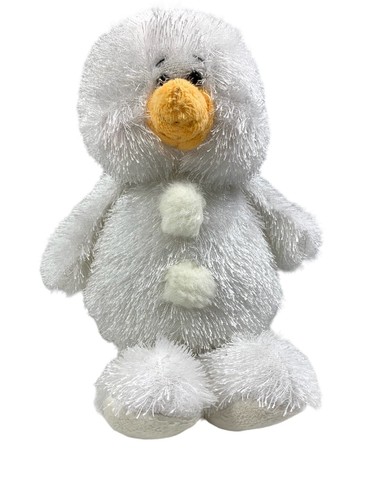 Ganz Webkinz Schneemann weiß Plüschtier Stofftier ohne Code HM370 Sammlerstück - Bild 1 von 8