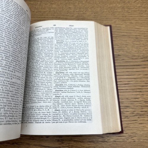 Antique Elementary Latin Dictionary by Charlton T. Lewis 1918 American Book Co. - Picture 12 of 24