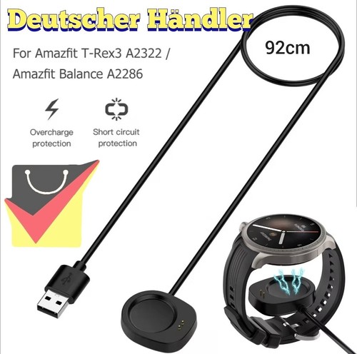 Ladekabel USB für Amazfit Balance, Amazfit T-Rex 3 charger data cable Kabel