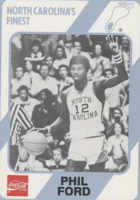 1989-90 Collegiate Collection/Coca-Cola North Carolina's Finest - Phil Ford #63 - 1 of 1